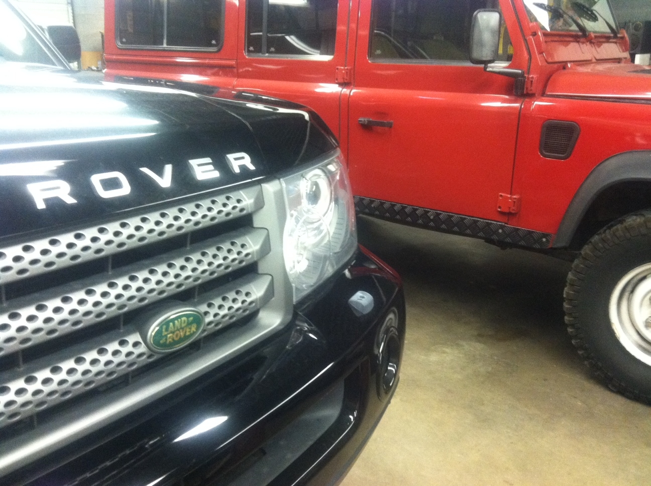 Land Rover Defenders to Sports